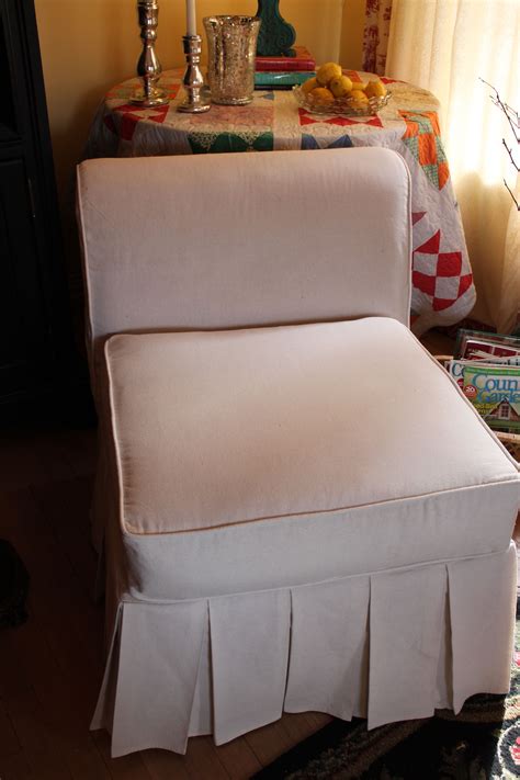 Slipper chair slipcover - PLEASE email us at info@potatoskins.com with a photo and description of what you would like done for slipcovers or reupholstery or custom lake pillows . Call 416-484-6299 and leave a message. Our website details information on Custom and Casual Covers – timelines, approximate pricing etc. Established since 1994.